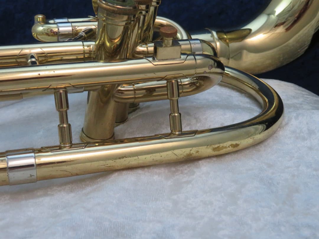 Olds Ambassador 3 Valve F Bell Front Alto Horn 1960's Serial #450846