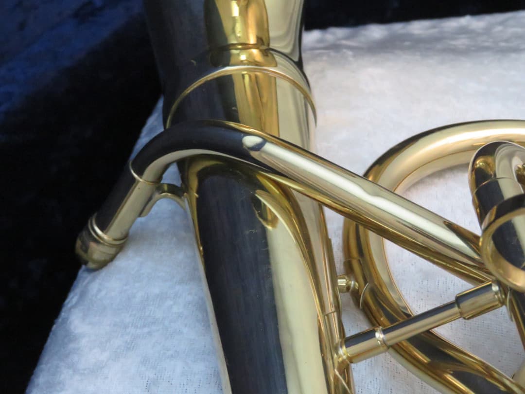 Olds Ambassador 3 Valve F Bell Front Alto Horn 1960's Serial #450846