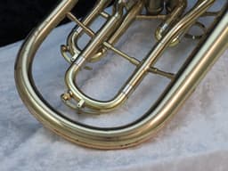 Olds Ambassador 3 Valve F Bell Front Alto Horn 1960's Serial #450846 Olds Ambassador 3 Valve F Bell Front Alto Horn 1960's Serial #450846