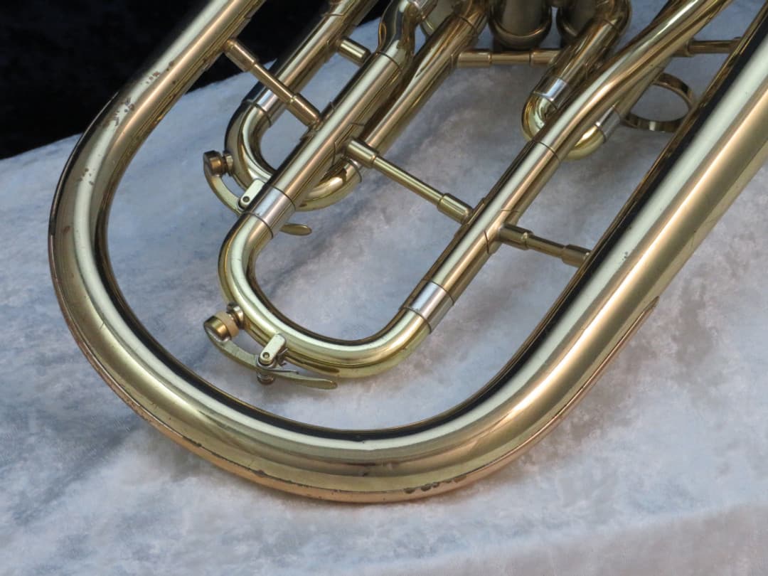 Olds Ambassador 3 Valve F Bell Front Alto Horn 1960's Serial #450846