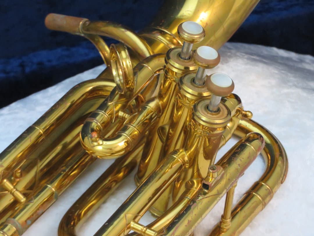 King 3 Valve F Bell Front Alto Horn 1981 Serial #862927