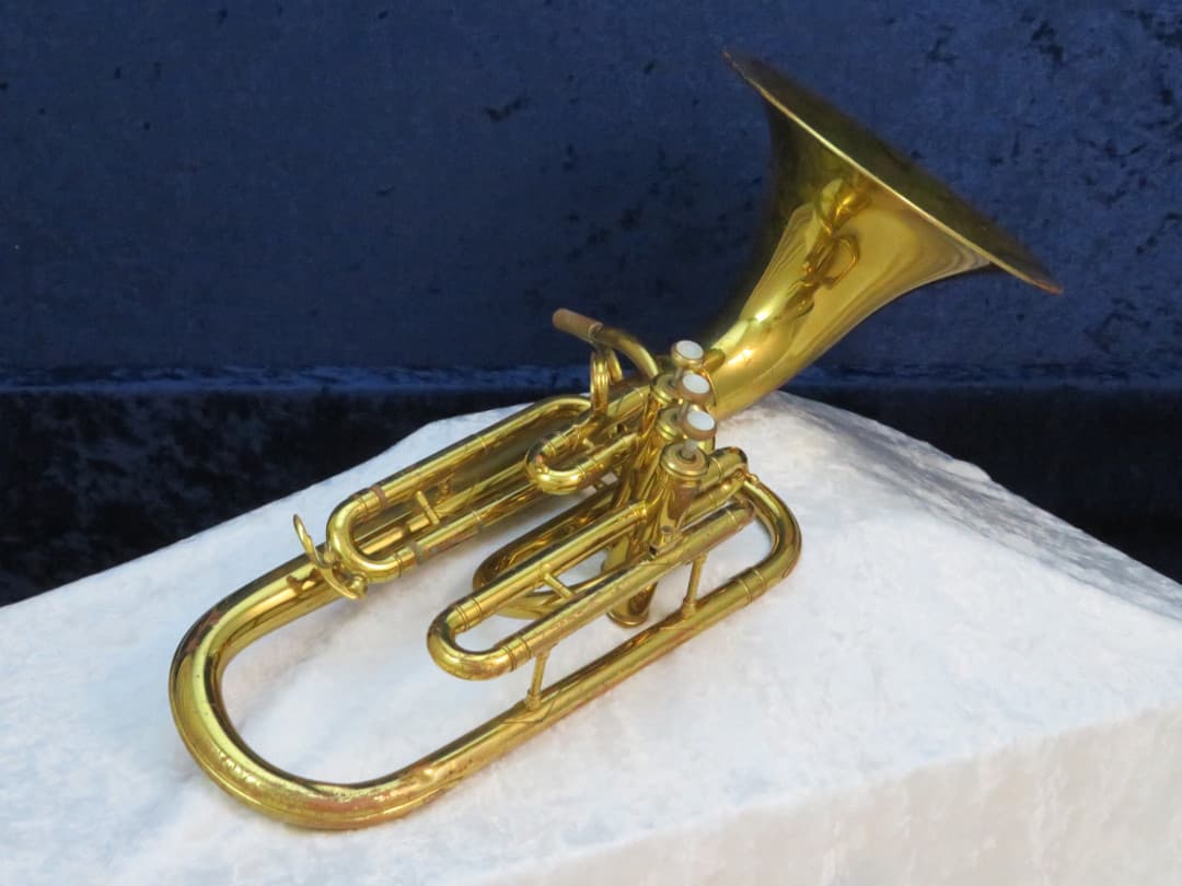 King 3 Valve F Bell Front Alto Horn 1981 Serial #862927