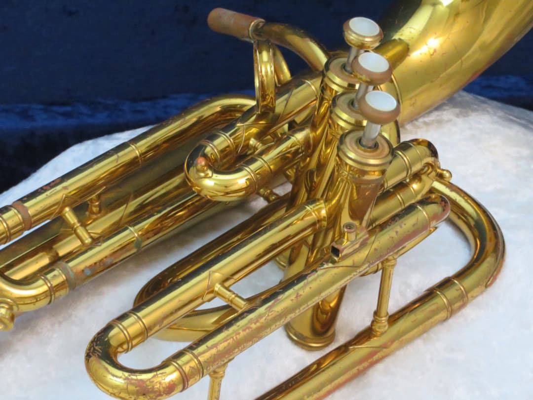 King 3 Valve F Bell Front Alto Horn 1981 Serial #862927