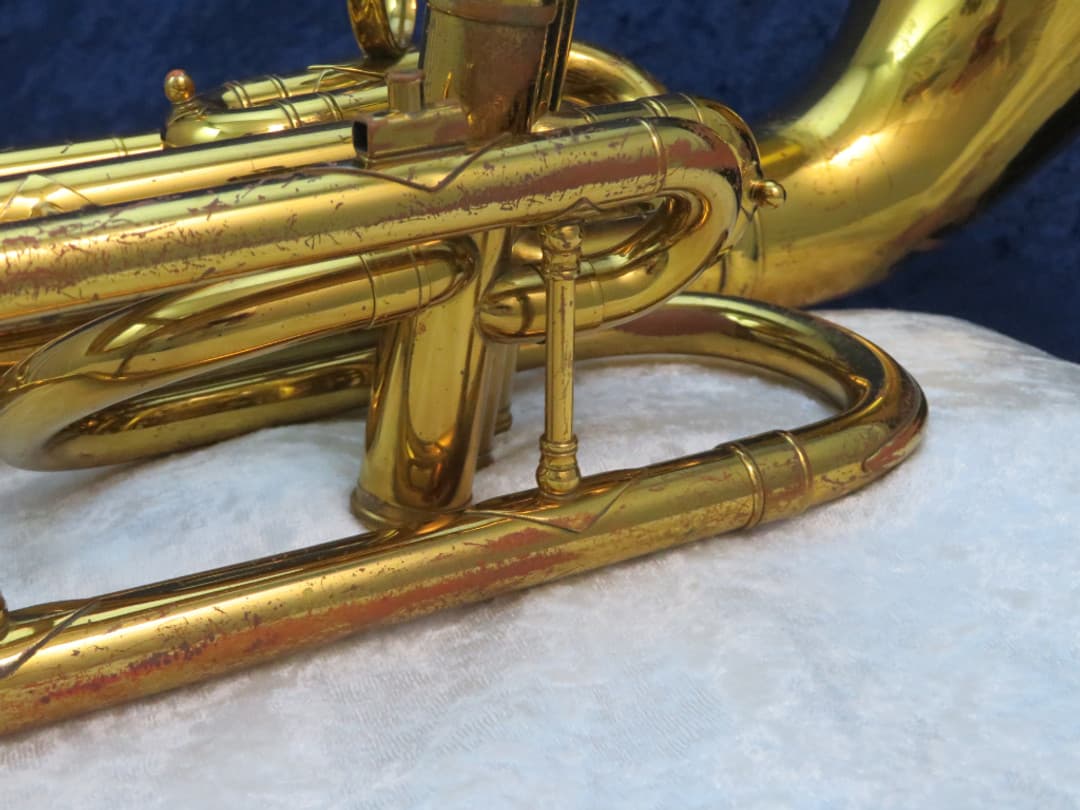 King 3 Valve F Bell Front Alto Horn 1981 Serial #862927