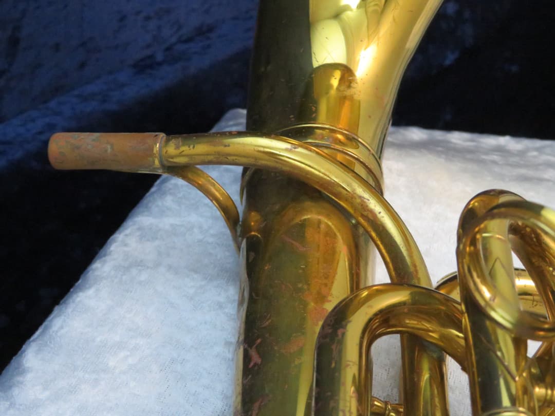 King 3 Valve F Bell Front Alto Horn 1981 Serial #862927