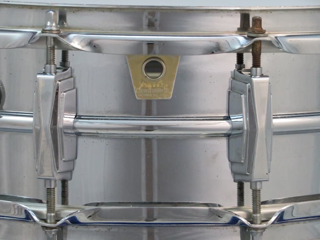Ludwig Supraphonic 5 x 14 Chrome Snare Drum Serial #3146678