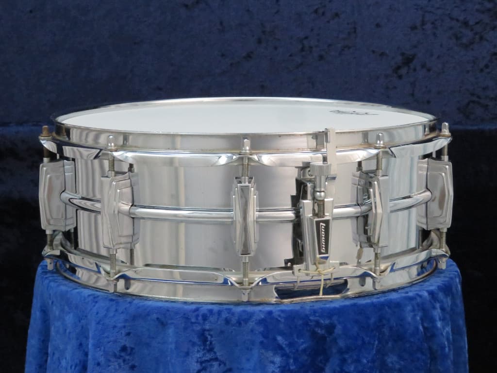 Ludwig Supraphonic 5 x 14 Chrome Snare Drum Serial #3146678