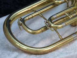 Olds Ambassador 3 Valve F Bell Front Alto Horn 1960's Serial #339647 Olds Ambassador 3 Valve F Bell Front Alto Horn 1960's Serial #339647