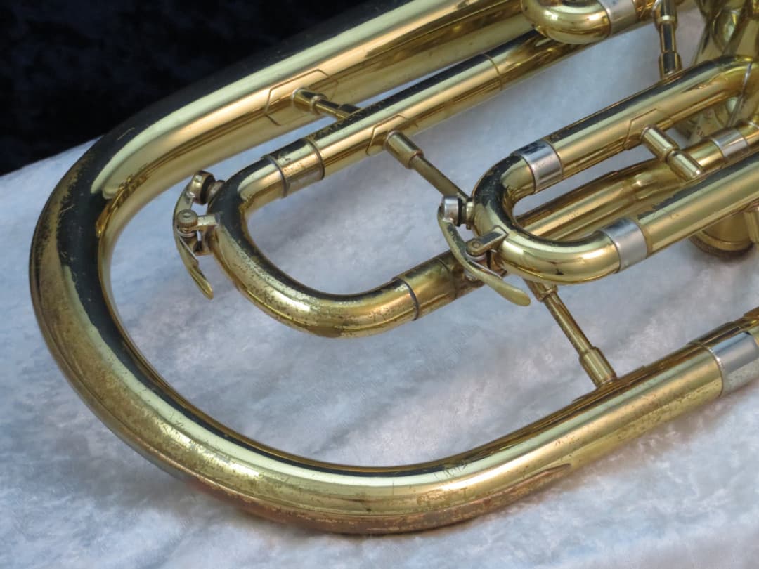 Olds Ambassador 3 Valve F Bell Front Alto Horn 1960's Serial #339647