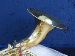 Olds Ambassador 3 Valve F Bell Front Alto Horn 1960's Serial #339647 Olds Ambassador 3 Valve F Bell Front Alto Horn 1960's Serial #339647