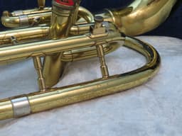 Olds Ambassador 3 Valve F Bell Front Alto Horn 1960's Serial #339647 Olds Ambassador 3 Valve F Bell Front Alto Horn 1960's Serial #339647