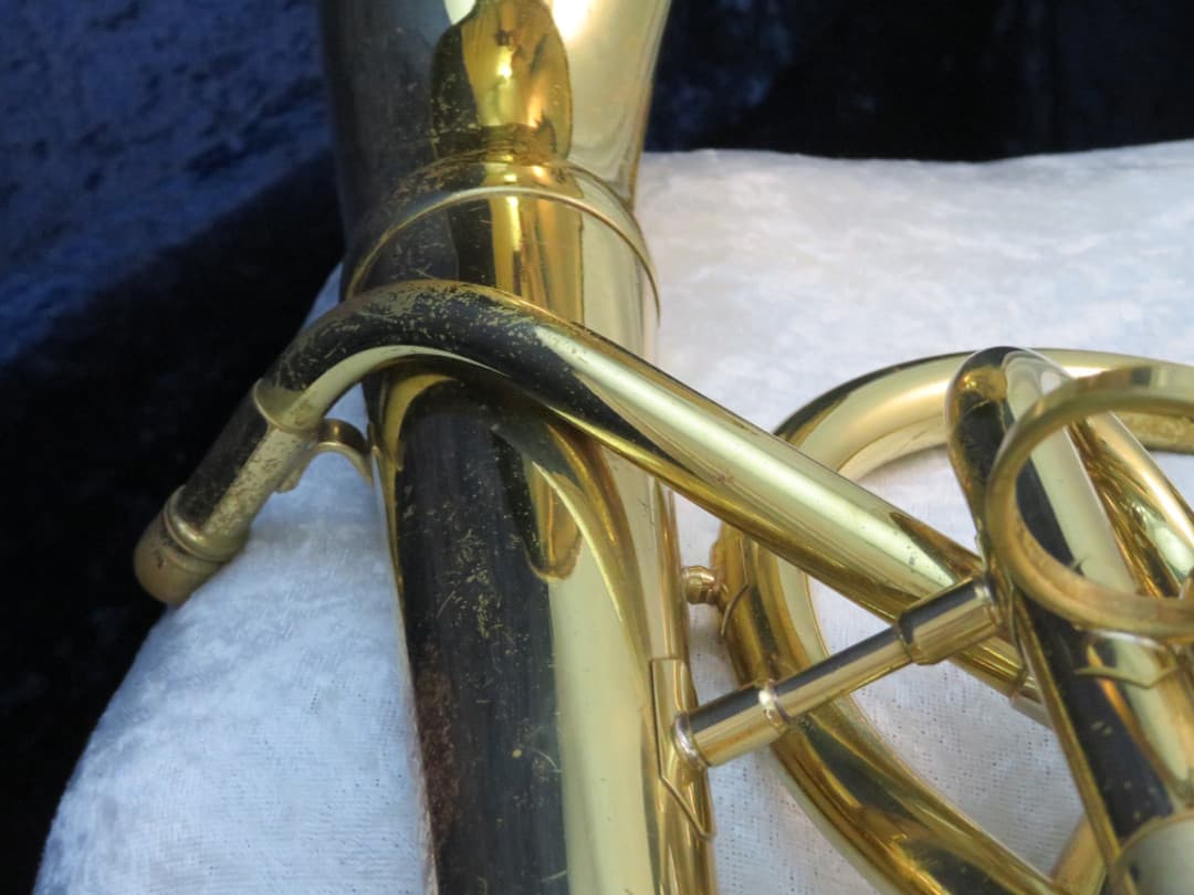 Olds Ambassador 3 Valve F Bell Front Alto Horn 1960's Serial #339647