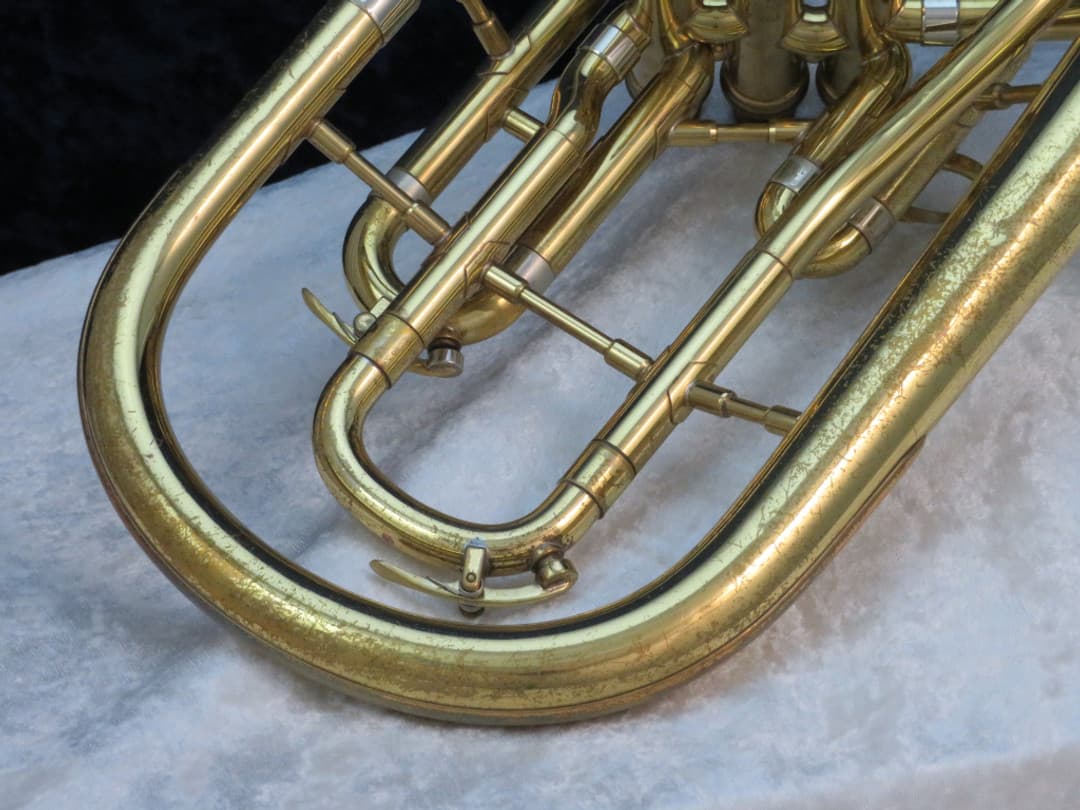 Olds Ambassador 3 Valve F Bell Front Alto Horn 1960's Serial #339647