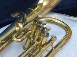 Holton Collegiate 3 Valve F Bell Front Alto Horn 1964 Serial #377522 Holton Collegiate 3 Valve F Bell Front Alto Horn 1964 Serial #377522