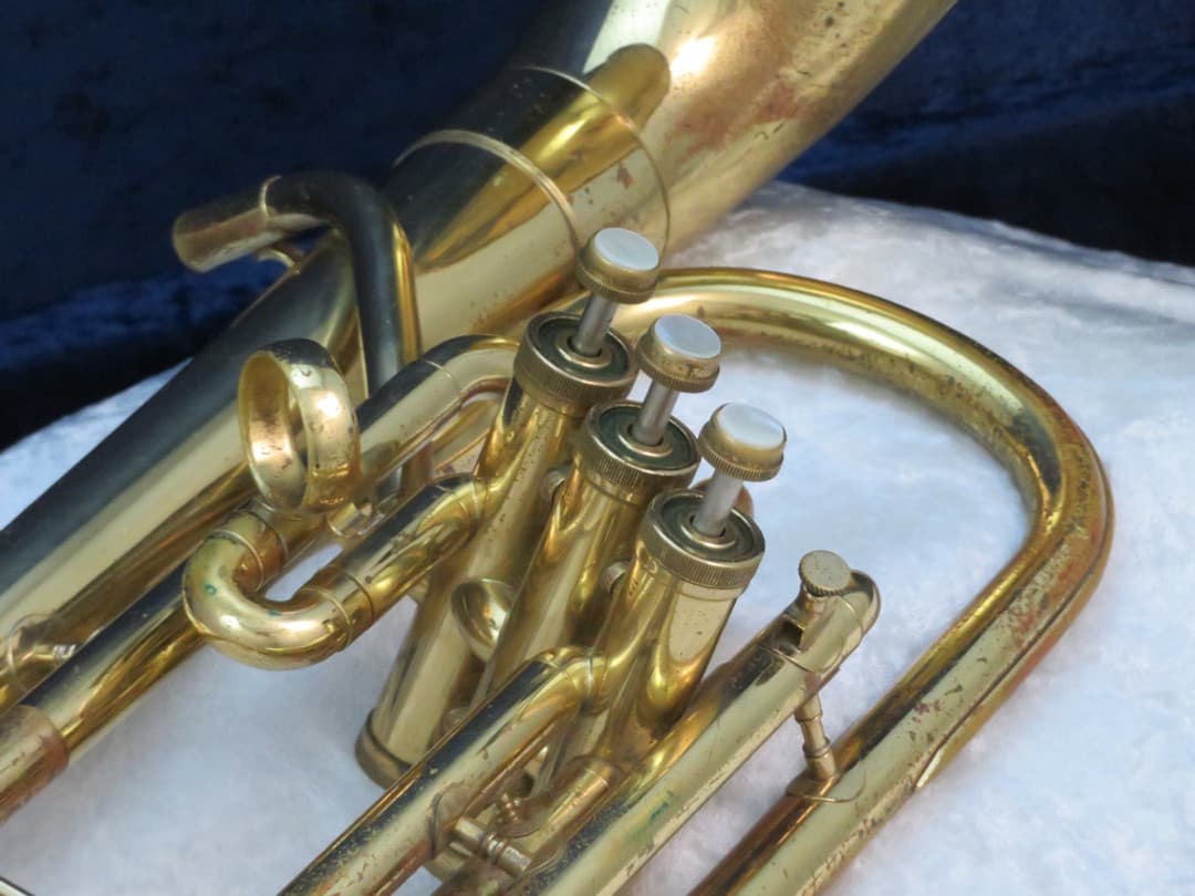 Holton Collegiate 3 Valve F Bell Front Alto Horn 1964 Serial #377522