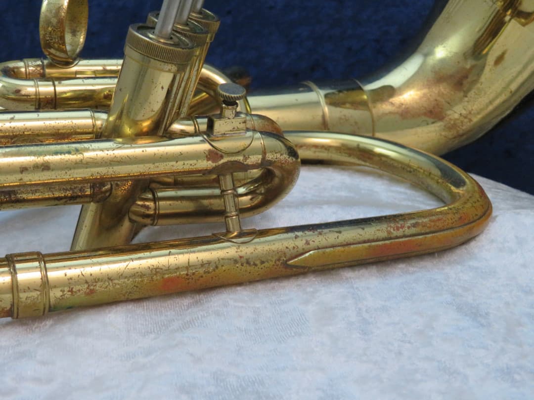 Holton Collegiate 3 Valve F Bell Front Alto Horn 1964 Serial #377522