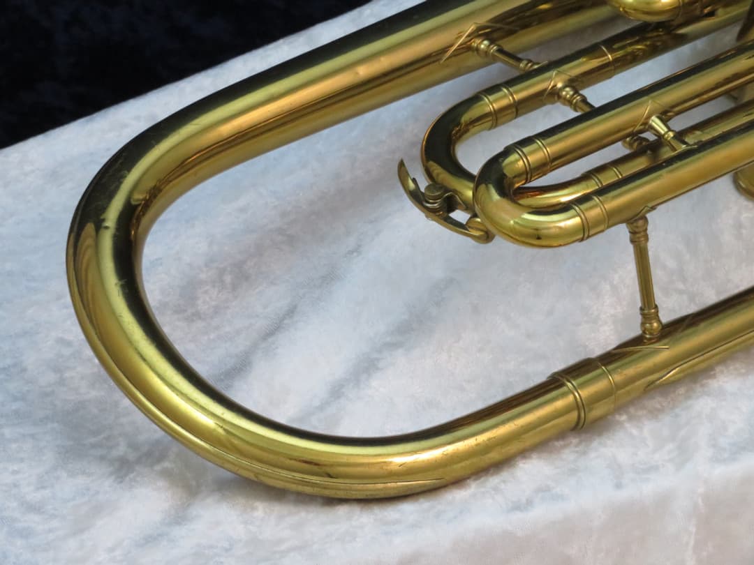 King 3 Valve F Bell Front Alto Horn 1960's Serial #411794