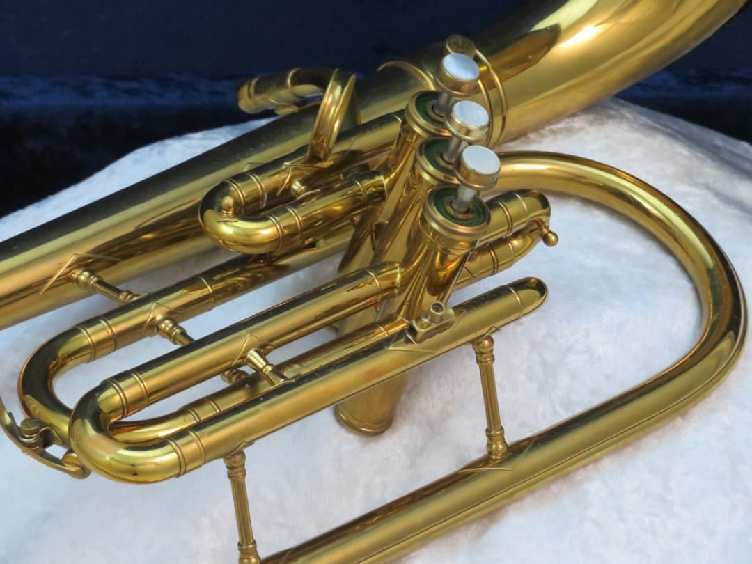 King 3 Valve F Bell Front Alto Horn 1960's Serial #411794