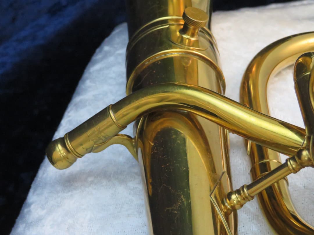 King 3 Valve F Bell Front Alto Horn 1960's Serial #411794