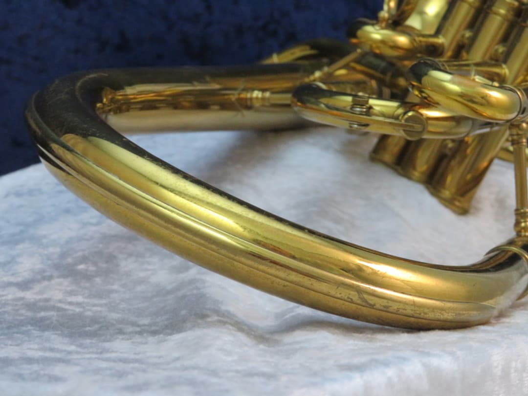 King 3 Valve F Bell Front Alto Horn 1960's Serial #411794