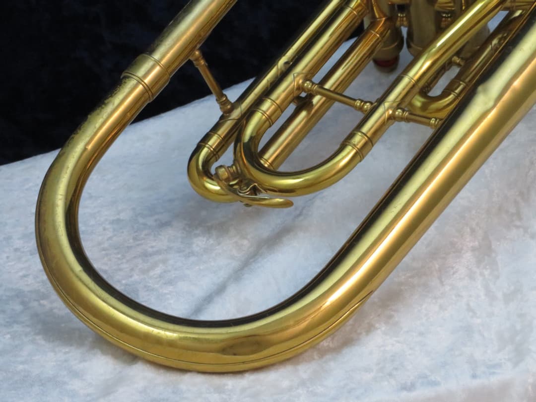 King 3 Valve F Bell Front Alto Horn 1960's Serial #411794