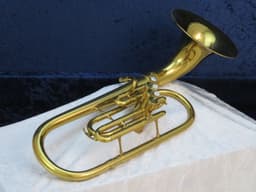 King 3 Valve F Bell Front Alto Horn 1960's Serial #411794 King 3 Valve F Bell Front Alto Horn 1960's Serial #411794