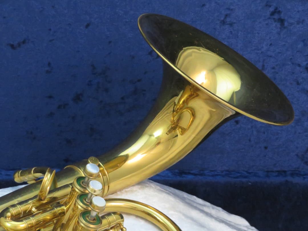 King 3 Valve F Bell Front Alto Horn 1960's Serial #411794