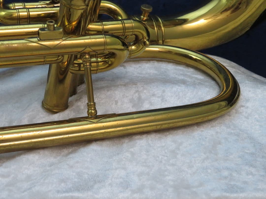 King 3 Valve F Bell Front Alto Horn 1960's Serial #411794