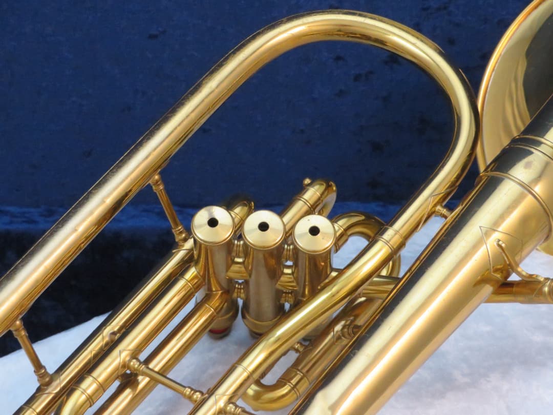 King 3 Valve F Bell Front Alto Horn 1960's Serial #411794