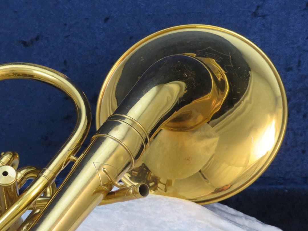 King 3 Valve F Bell Front Alto Horn 1960's Serial #411794