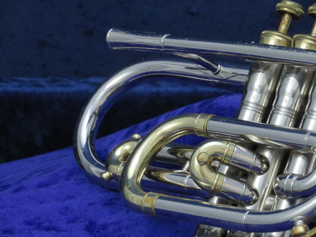 King Tempo Two Tone Cornet 1960's Serial #445866