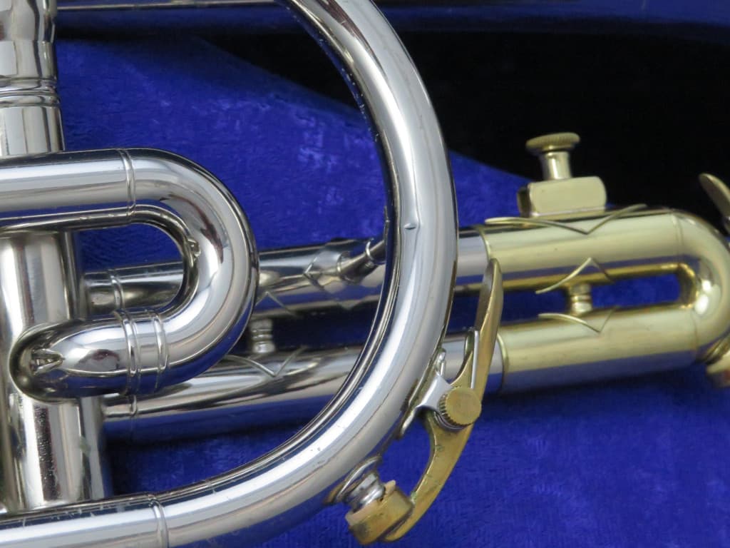 King Tempo Two Tone Cornet 1960's Serial #445866