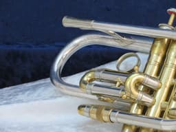 King Super 20 Silversonic Two Tone Cornet 1960's Serial #440419 King Super 20 Silversonic Two Tone Cornet 1960's Serial #440419