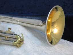 King Super 20 Silversonic Two Tone Cornet 1960's Serial #440419 King Super 20 Silversonic Two Tone Cornet 1960's Serial #440419