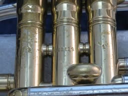 King Super 20 Silversonic Two Tone Cornet 1960's Serial #440419 King Super 20 Silversonic Two Tone Cornet 1960's Serial #440419