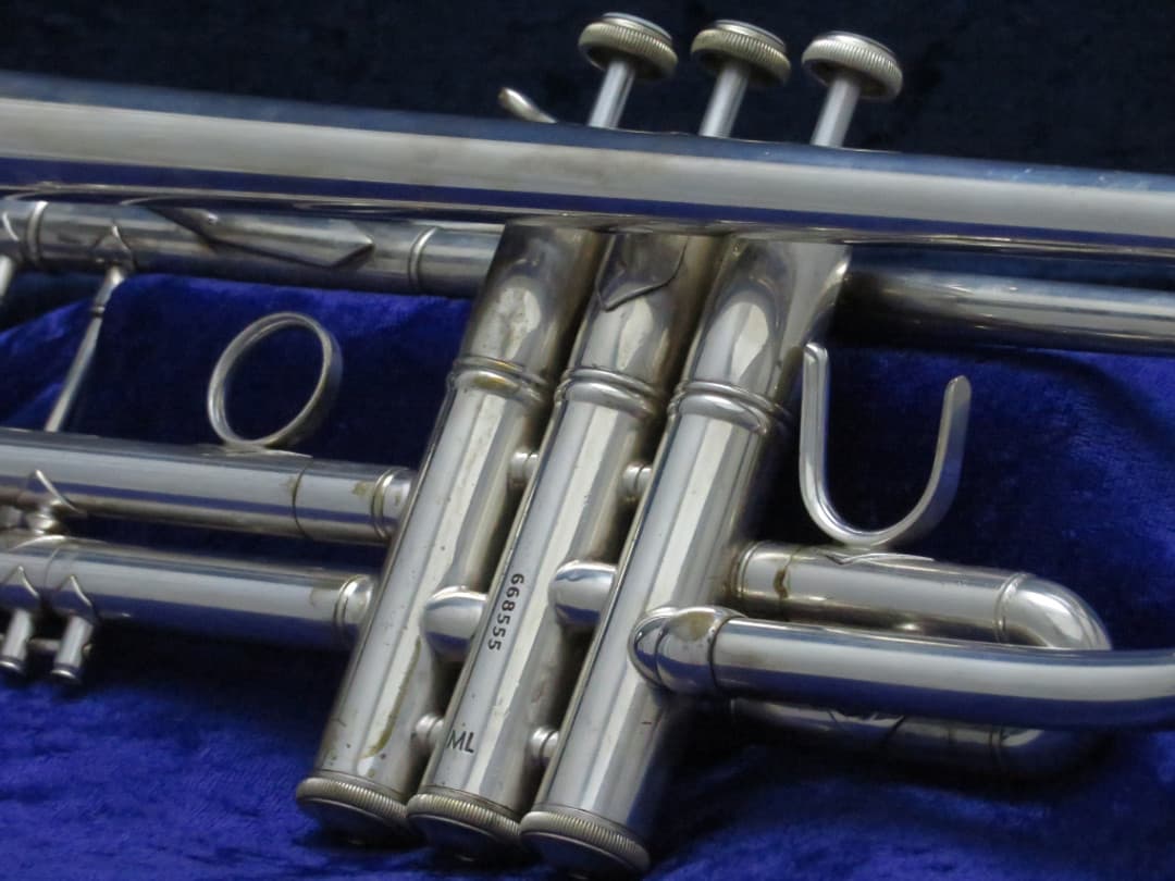 Bach Stradivarius Model 43 Silver Trumpet 1970's Serial #668555
