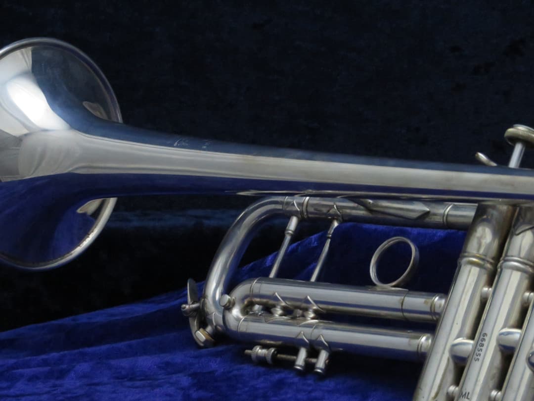 Bach Stradivarius Model 43 Silver Trumpet 1970's Serial #668555