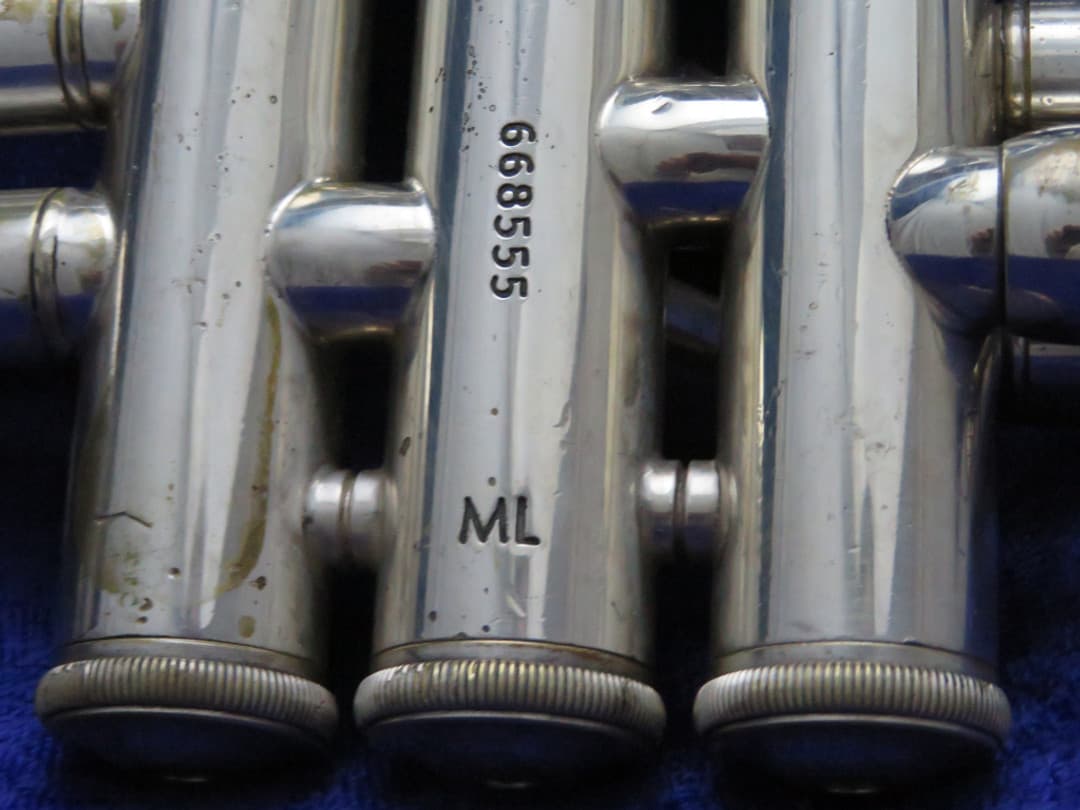 Bach Stradivarius Model 43 Silver Trumpet 1970's Serial #668555