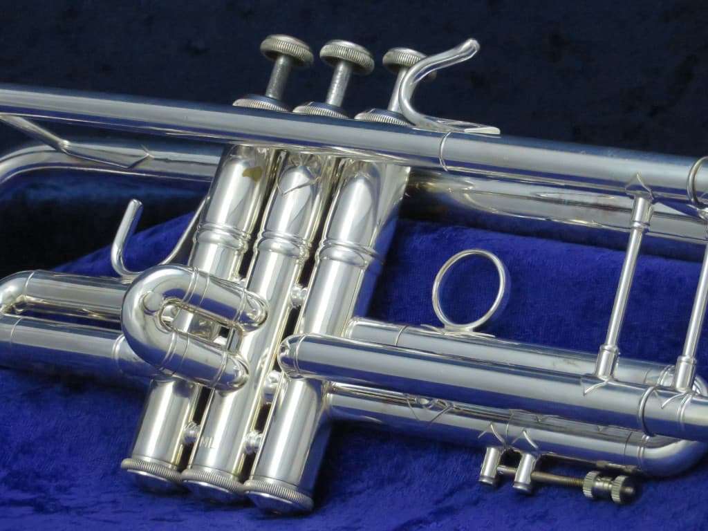 Bach Stradivarius Model 72 Silver Trumpet 1990's Serial #409633