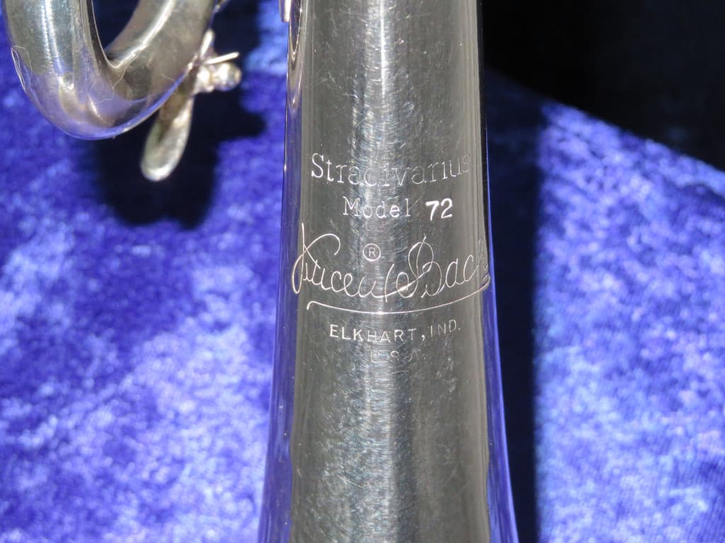 Bach Stradivarius Model 72 Silver Trumpet 1990's Serial #409633