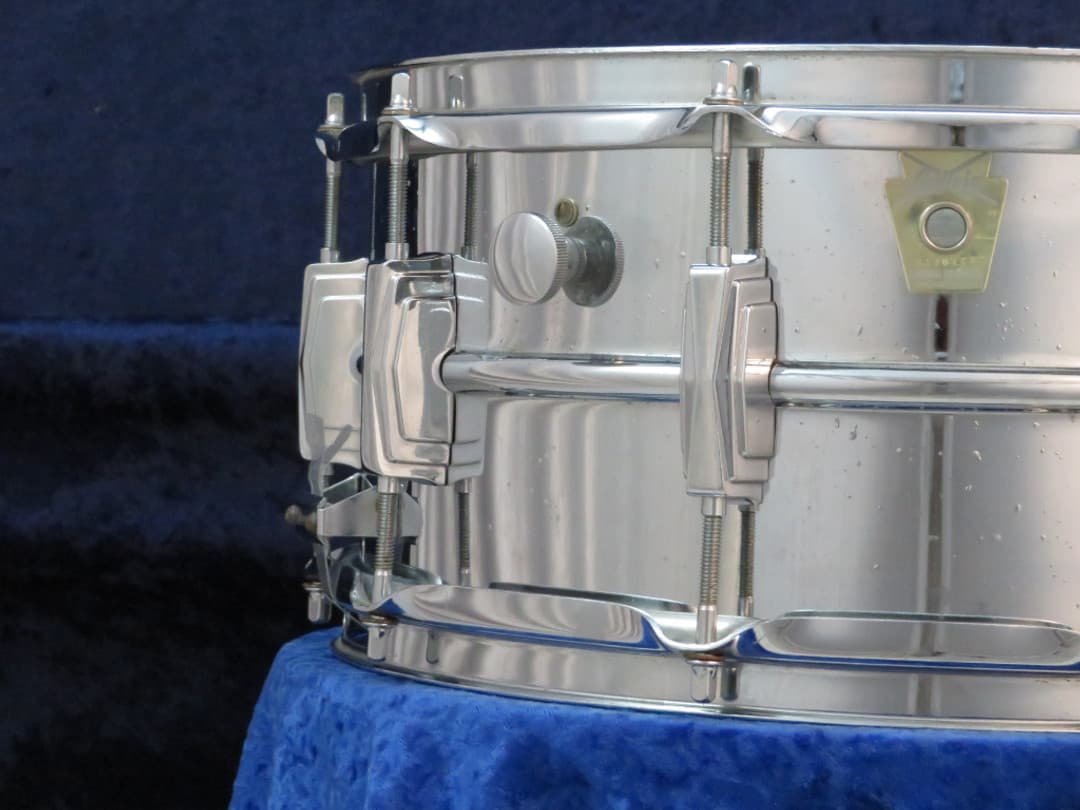 Ludwig Supraphonic 6.5 x 14 Chrome Lud-A-Loy Anti-Galvanic Snare Drum Serial #3136377