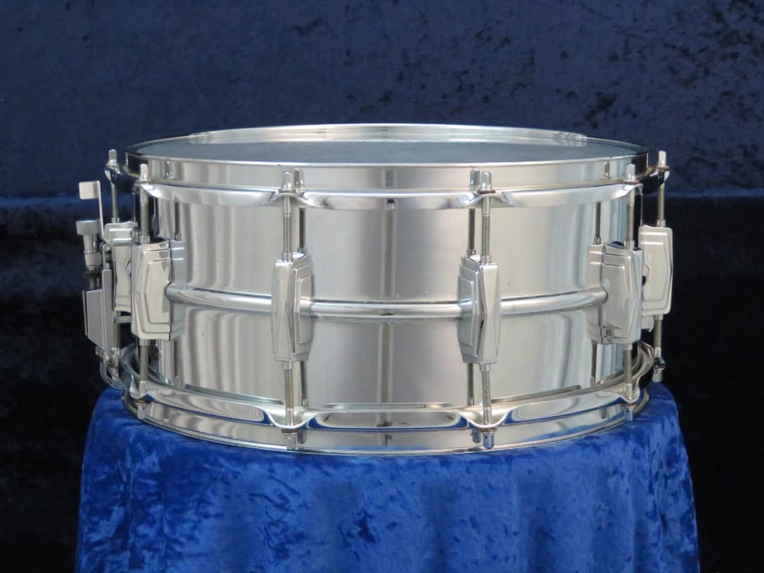 Ludwig Supraphonic 6.5 x 14 Chrome Lud-A-Loy Anti-Galvanic Snare Drum Serial #3136377