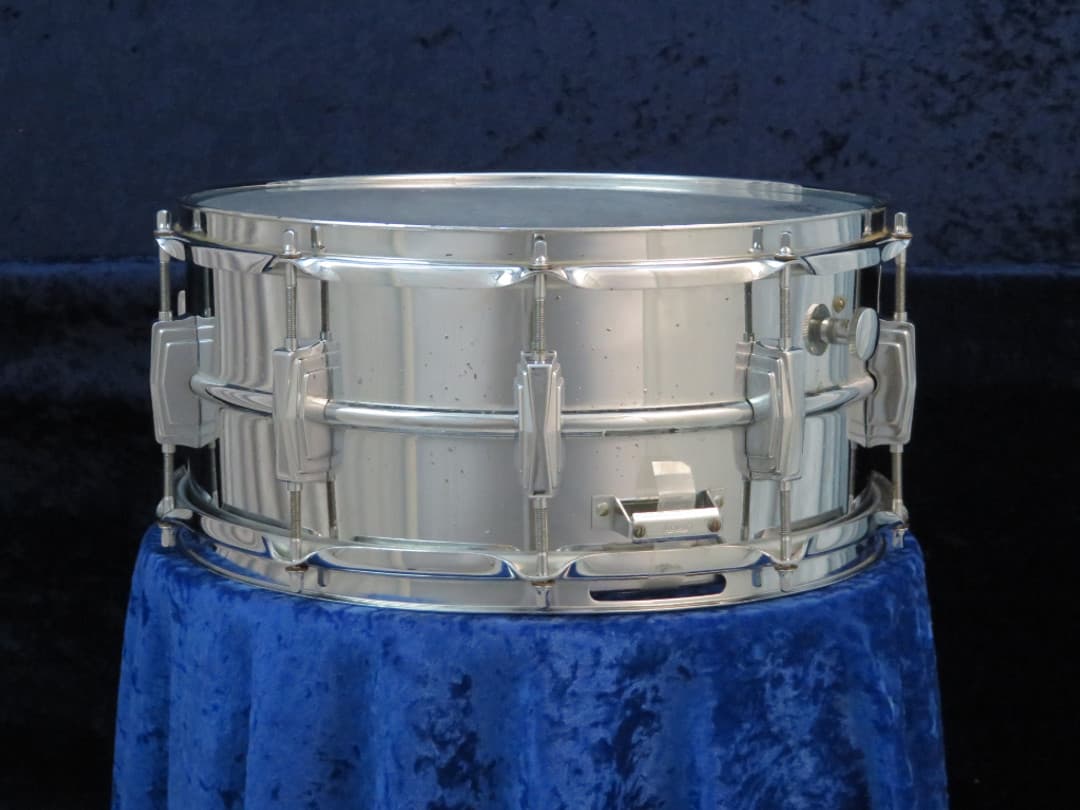 Ludwig Supraphonic 6.5 x 14 Chrome Lud-A-Loy Anti-Galvanic Snare Drum Serial #3136377
