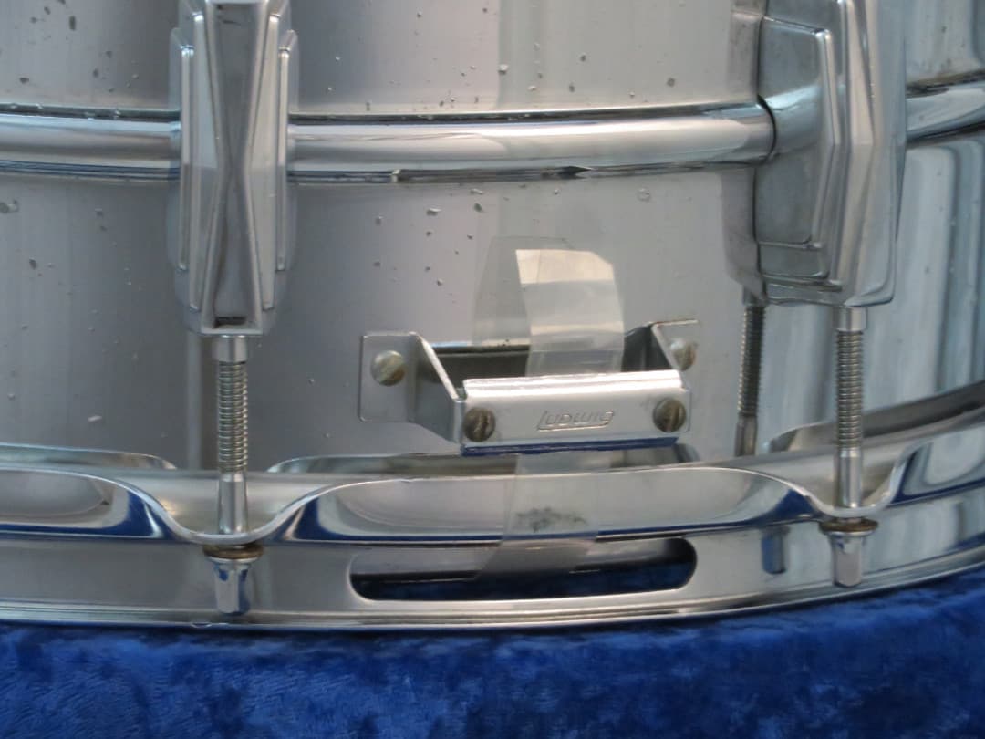 Ludwig Supraphonic 6.5 x 14 Chrome Lud-A-Loy Anti-Galvanic Snare Drum Serial #3136377