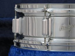 Rogers Powertone 5 x 14 Chrome Over Brass Snare Drum 1960's Serial #18177 Rogers Powertone 5 x 14 Chrome Over Brass Snare Drum 1960's Serial #18177