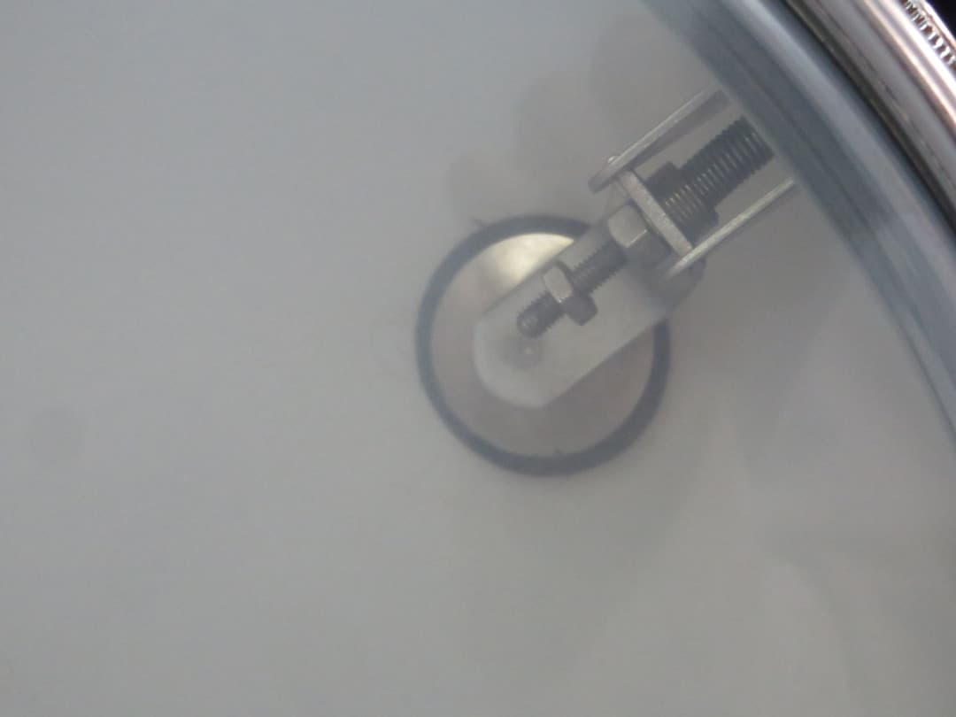 Rogers Powertone 5 x 14 Chrome Over Brass Snare Drum 1960's Serial #18177