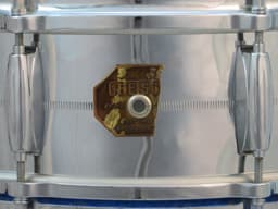 Gretsch 5 x 14 Chrome Over Brass Snare Drum 1970's Serial #isi2008 Gretsch 5 x 14 Chrome Over Brass Snare Drum 1970's Serial #isi2008