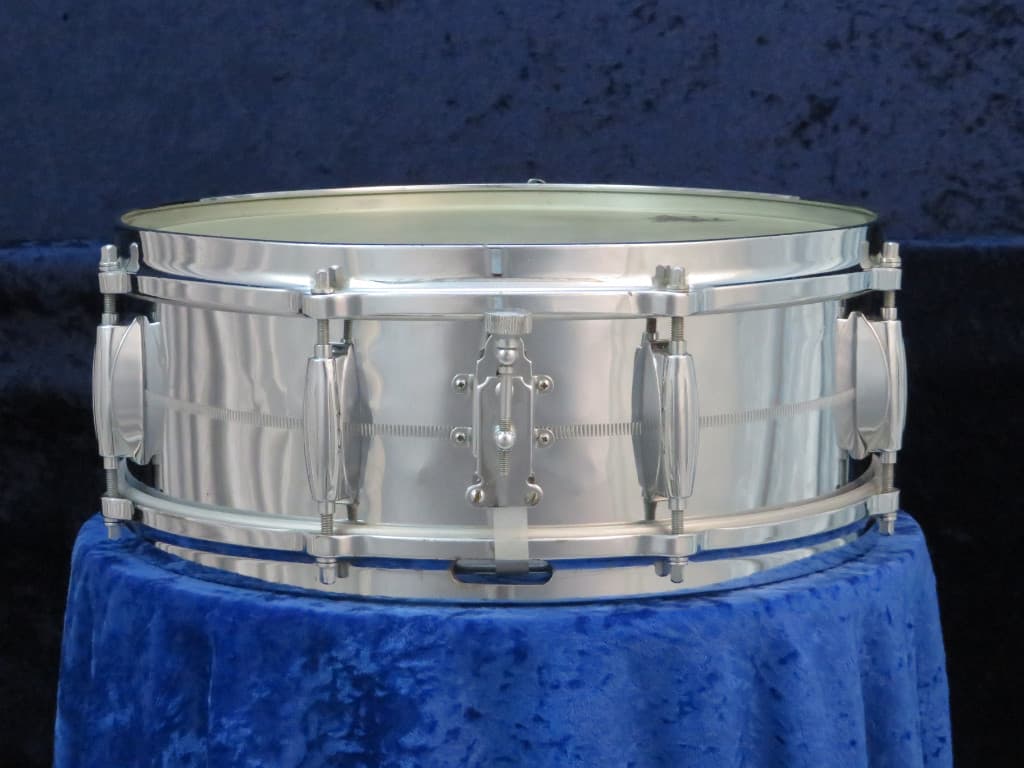 Gretsch 5 x 14 Chrome Over Brass Snare Drum 1970's Serial #isi2008