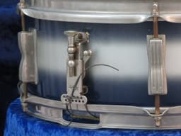 Ludwig 5.5 x 14 Blue and Silver Duco Snare Drum 1960's Serial #isi10555 Ludwig 5.5 x 14 Blue and Silver Duco Snare Drum 1960's Serial #isi10555