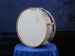 Ludwig 5.5 x 14 Blue and Silver Duco Snare Drum 1960's Serial #isi10555 Ludwig 5.5 x 14 Blue and Silver Duco Snare Drum 1960's Serial #isi10555